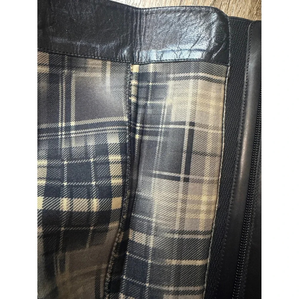 Aquatalia Black Leather Tall Weather Resistant Riding Boots Buckle Detail